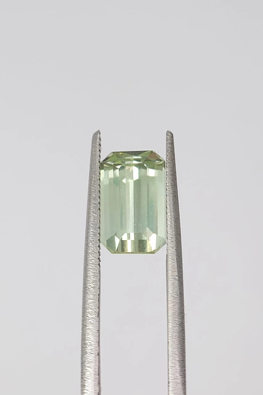 2.55ct Emerald Cut  Seafoam Tourmaline Loose Gemstone From Nigeria — view 4